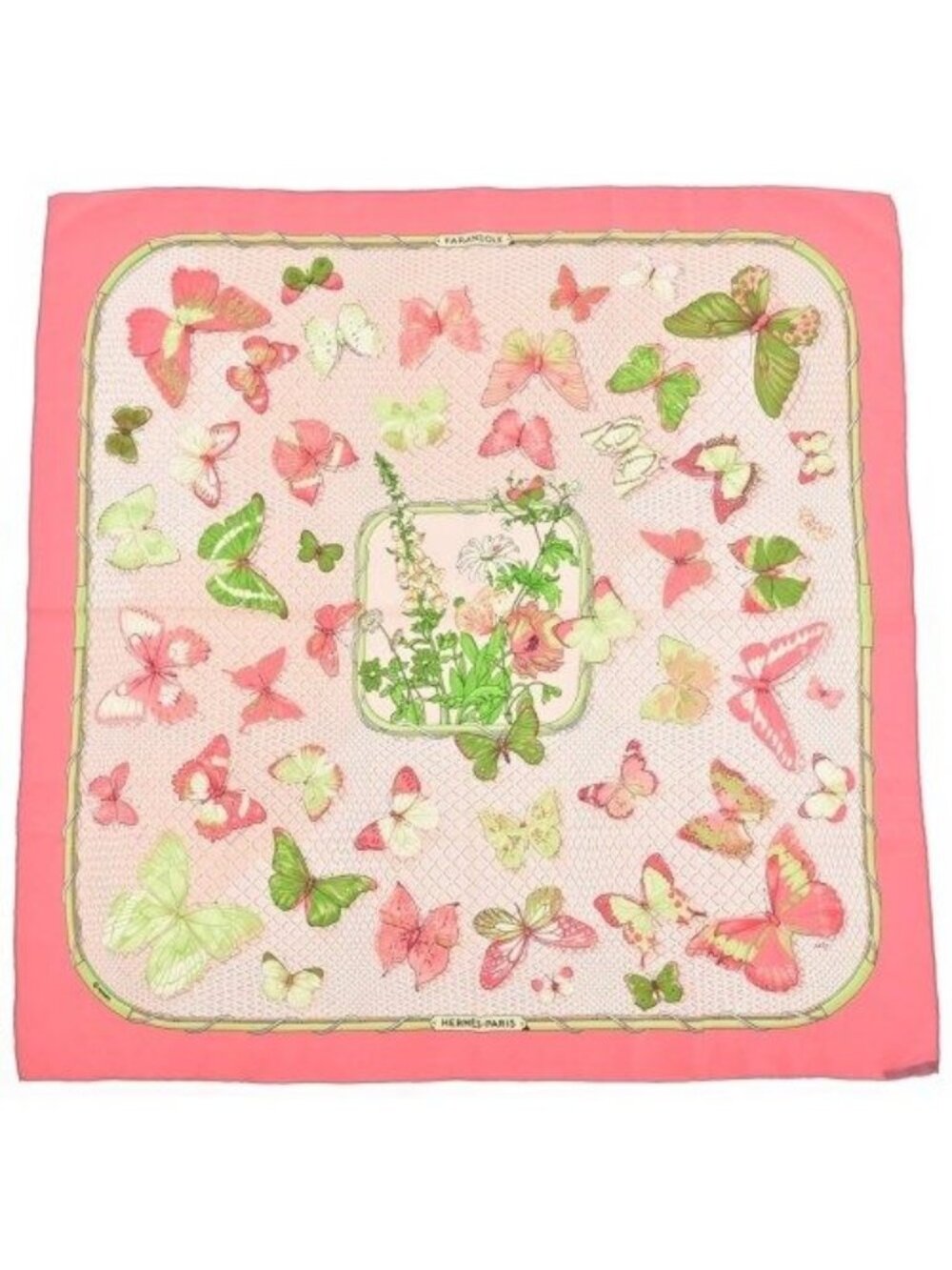 Hermes Bandana Scarf Pink